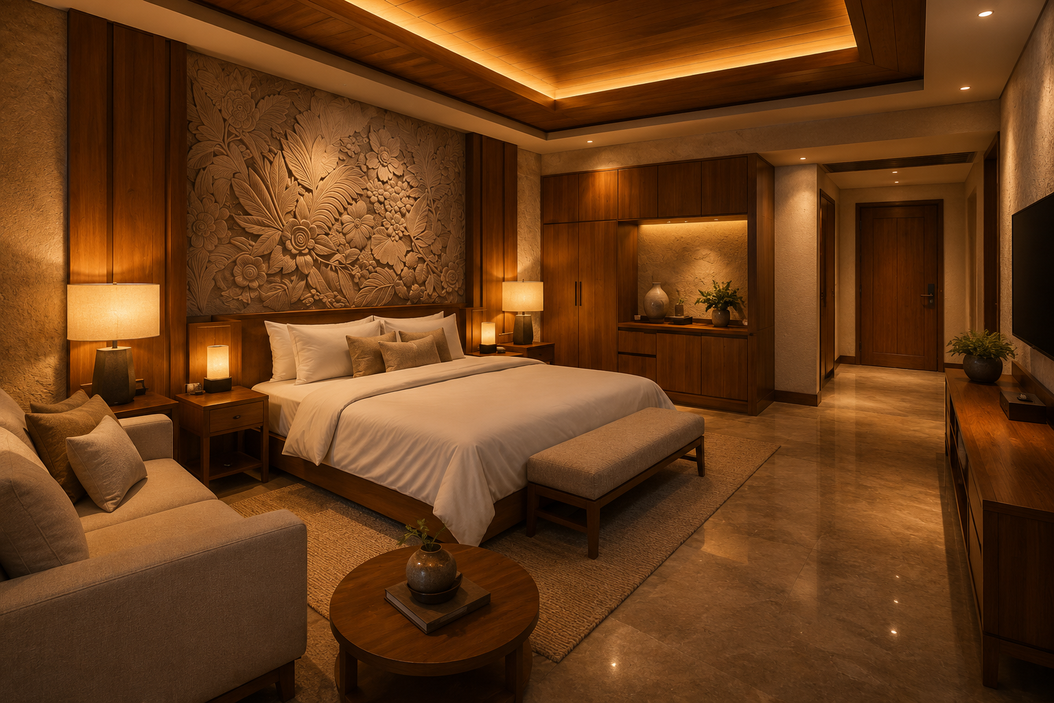 Studio Room lounge with garden view, Vihangam