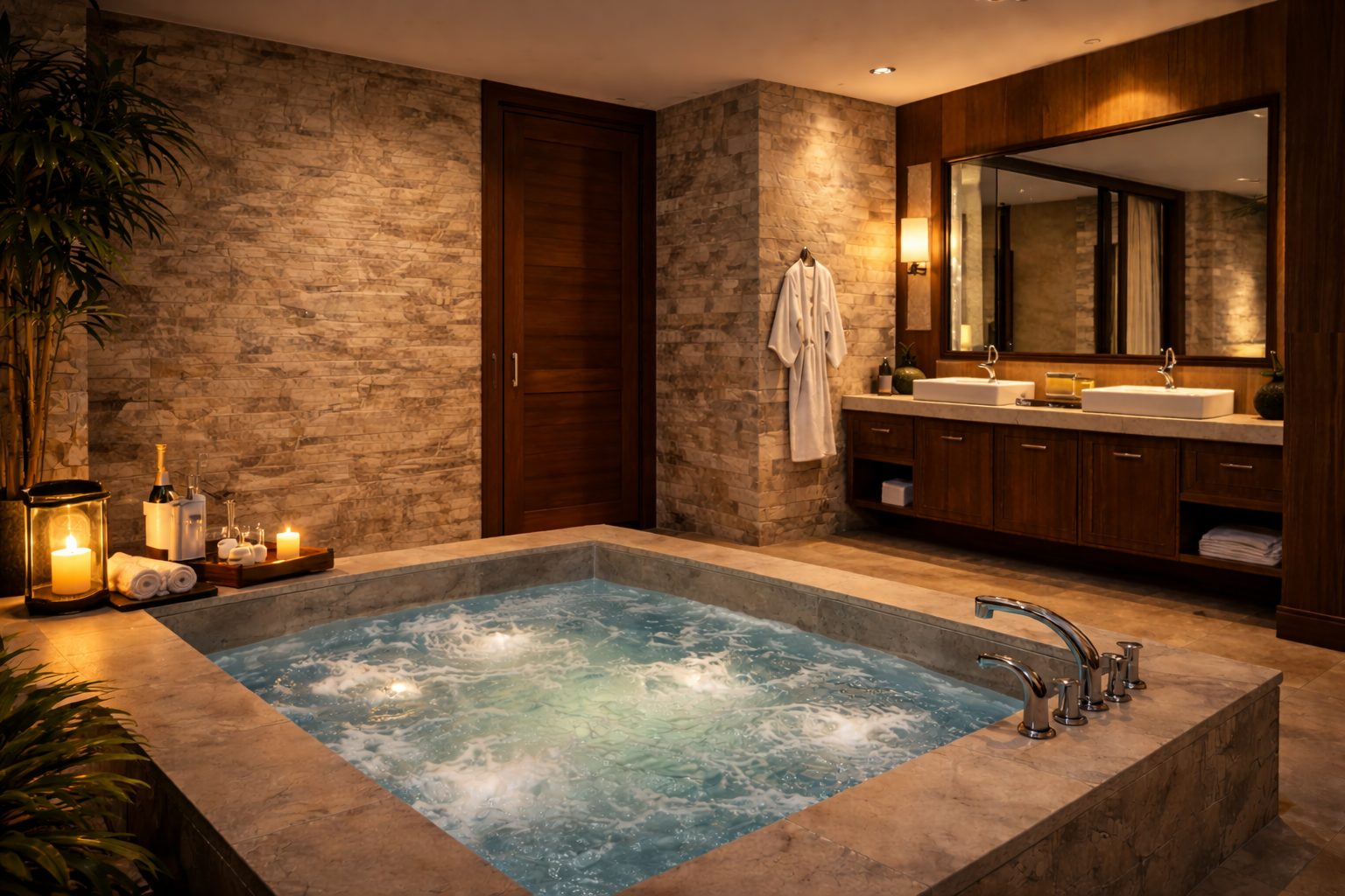 1BR Premium Suite jacuzzi bathroom, Vihangam